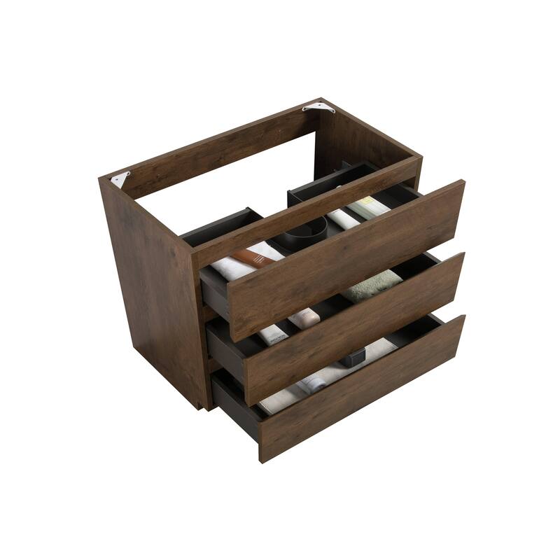 Floor cabinet WITHOUT basin,With three drawers