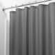 Mildew-free Water-repellent Fabric Shower Curtain Liner - Charcoal