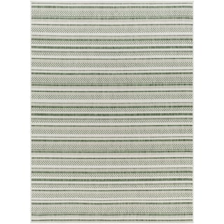 Livabliss  Rikard Indoor/ Outdoor Coastal Stripe Area Rug