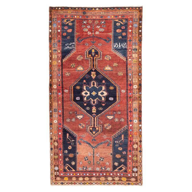 ECARPETGALLERY Hand-knotted Konya Anatolian Dark Red Wool Rug - 4'0 x 7'9