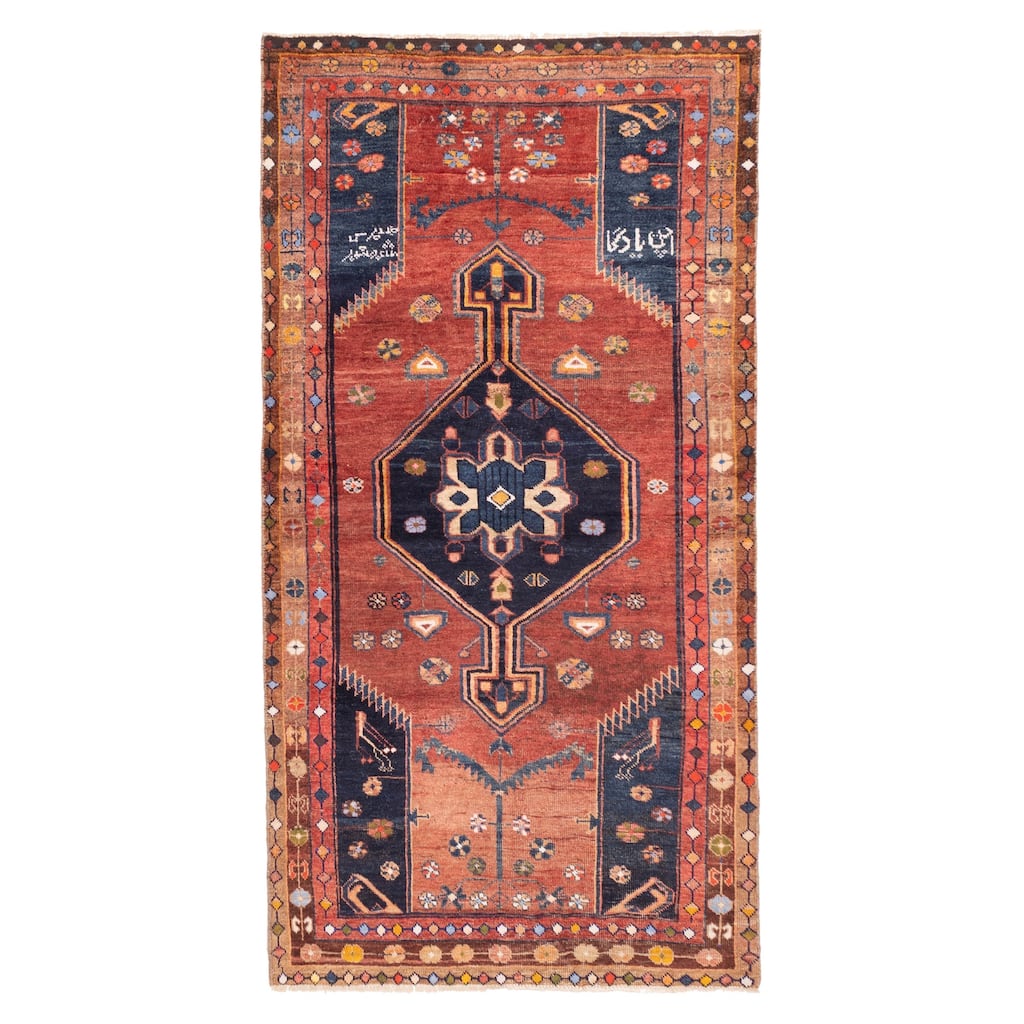 ECARPETGALLERY Hand-knotted Konya Anatolian Dark Red Wool Rug - 4'0 x 7'9