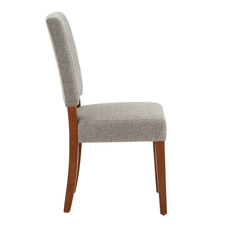 Calvados Upholstered Fabric Keyhole Dining Chairs (Set of 2) by iNSPIRE Q Classic
