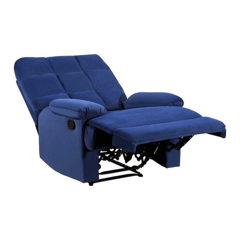 Adna Velvet Manual Reclining Chair