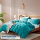 preview thumbnail 2 of 5, Nestl Ultra Soft Double Brushed Microfiber Duvet Cover Set with Button Closure