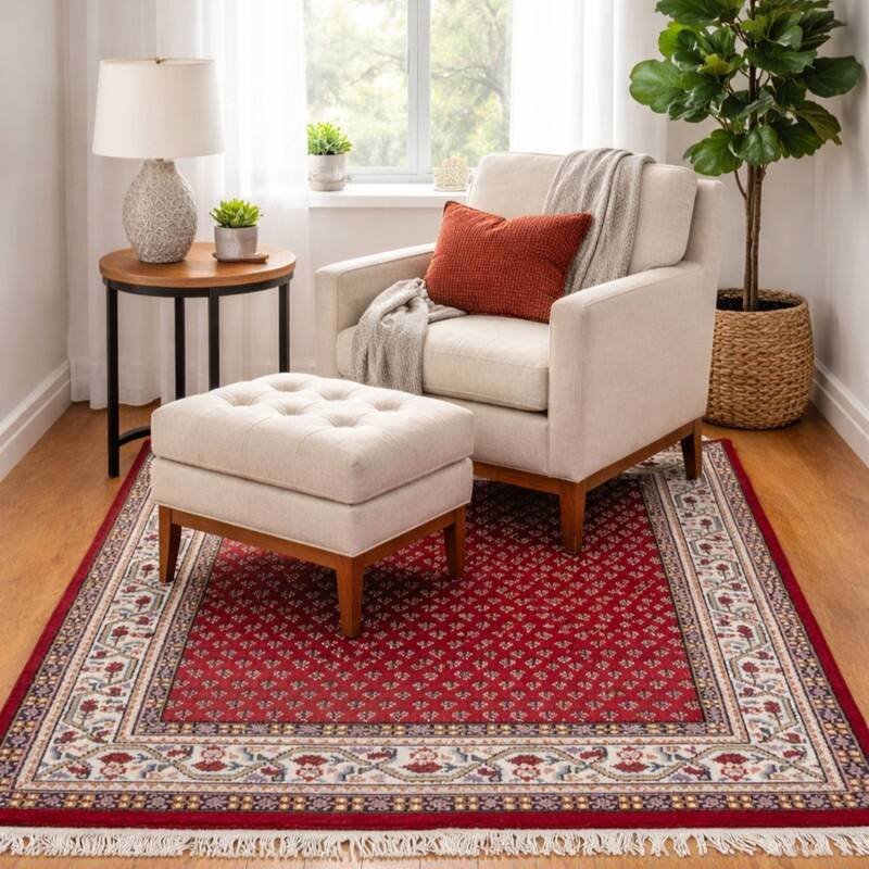 HERAT ORIENTAL Hand-knotted Mir Wool Rug - 4x6