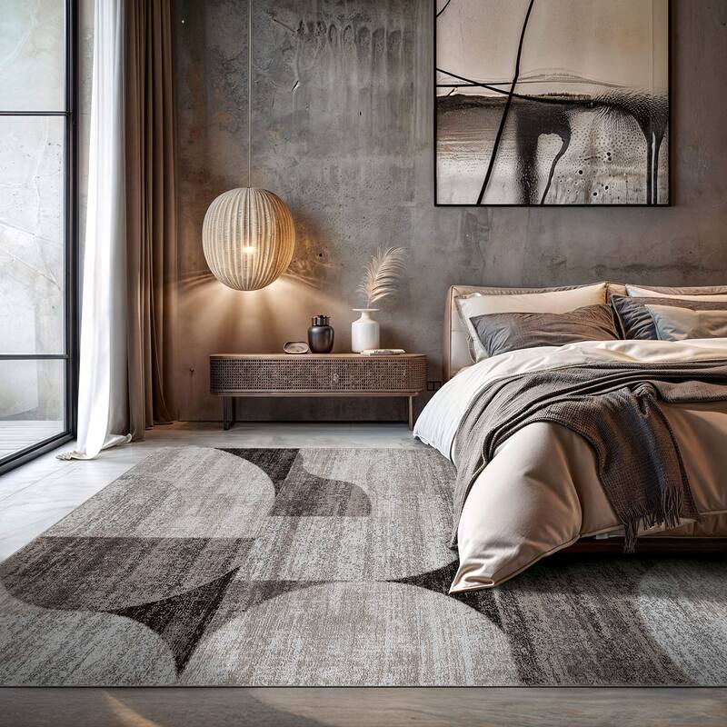 Modern Geometric Design Area Rug