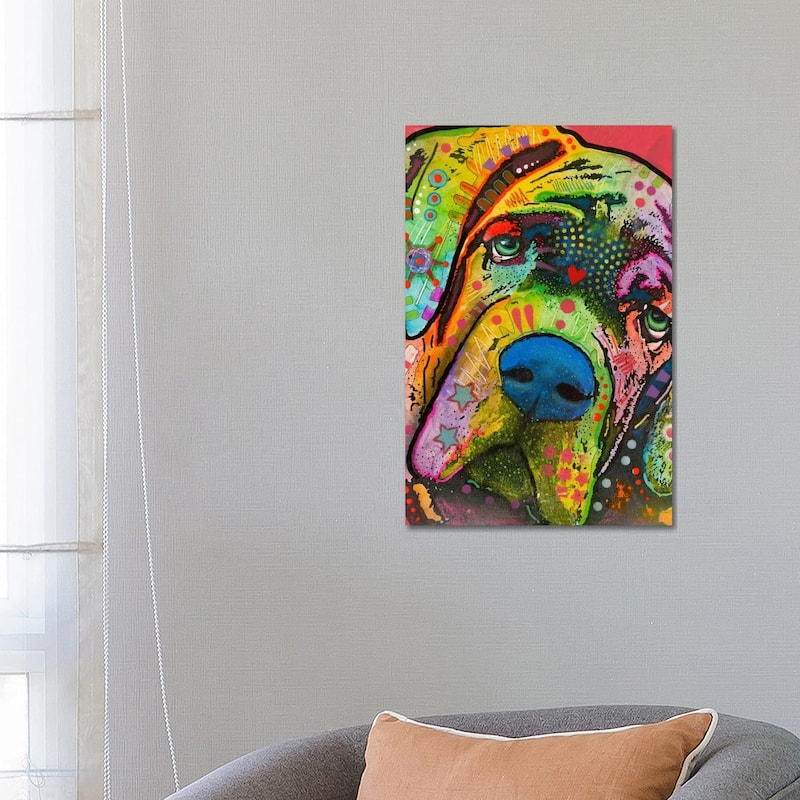 iCanvas "Mastiff" by Dean Russo Canvas Print - 26x18x1.5
