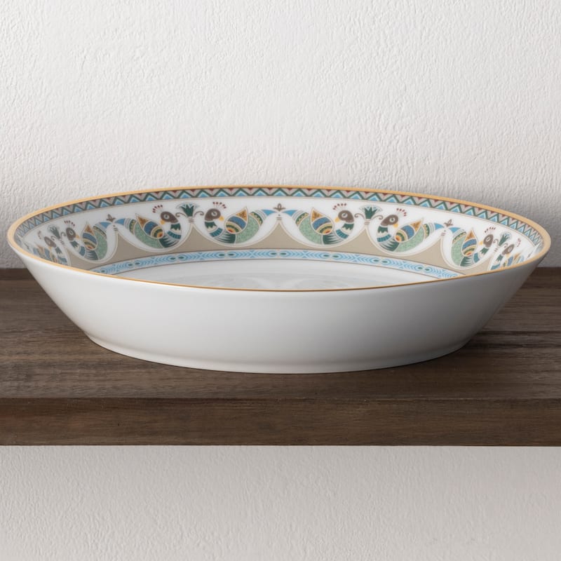 Serene Garden Set of 4 Coupe Dinner Bowls, 9-3/4", 43 oz.