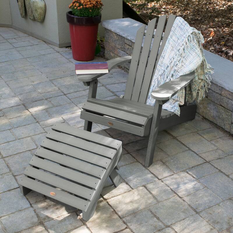 Mandalay Adirondack Chair and Folding Ottoman