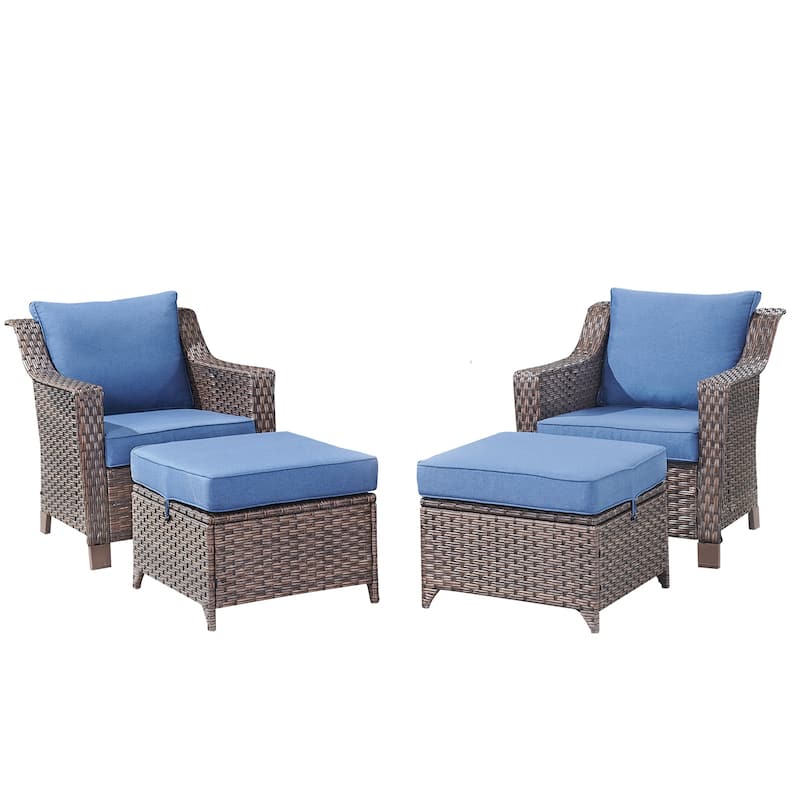 Outside Patio Sofa Chair with Cushions