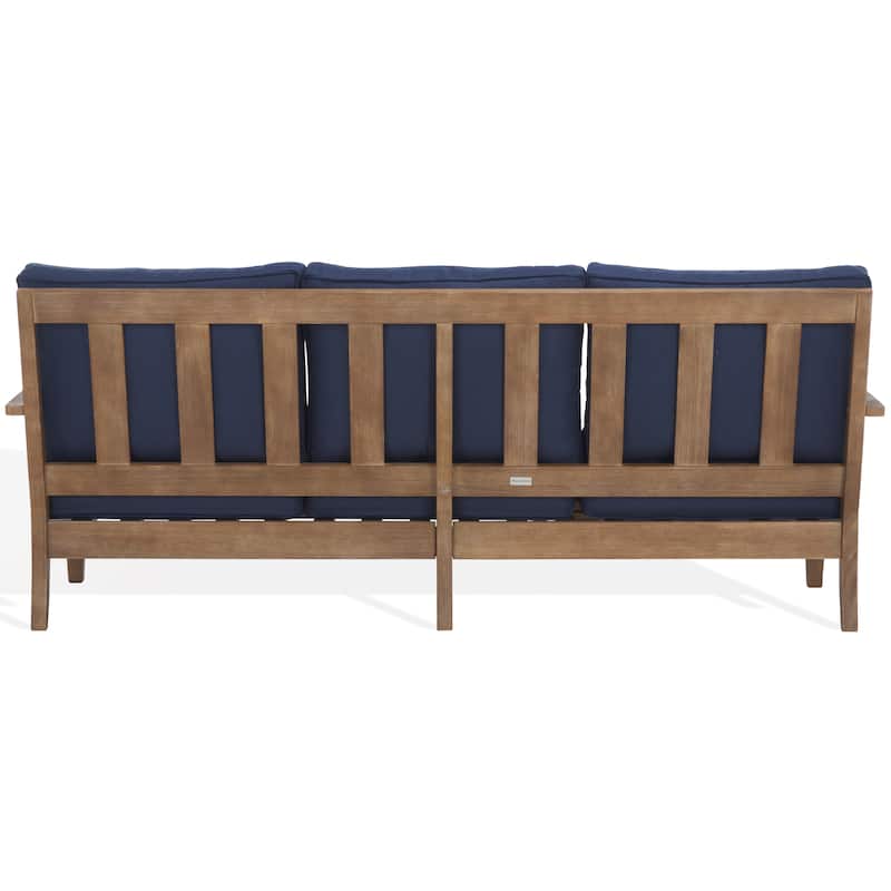 SAFAVIEH Couture Martinique Wood Patio Sofa
