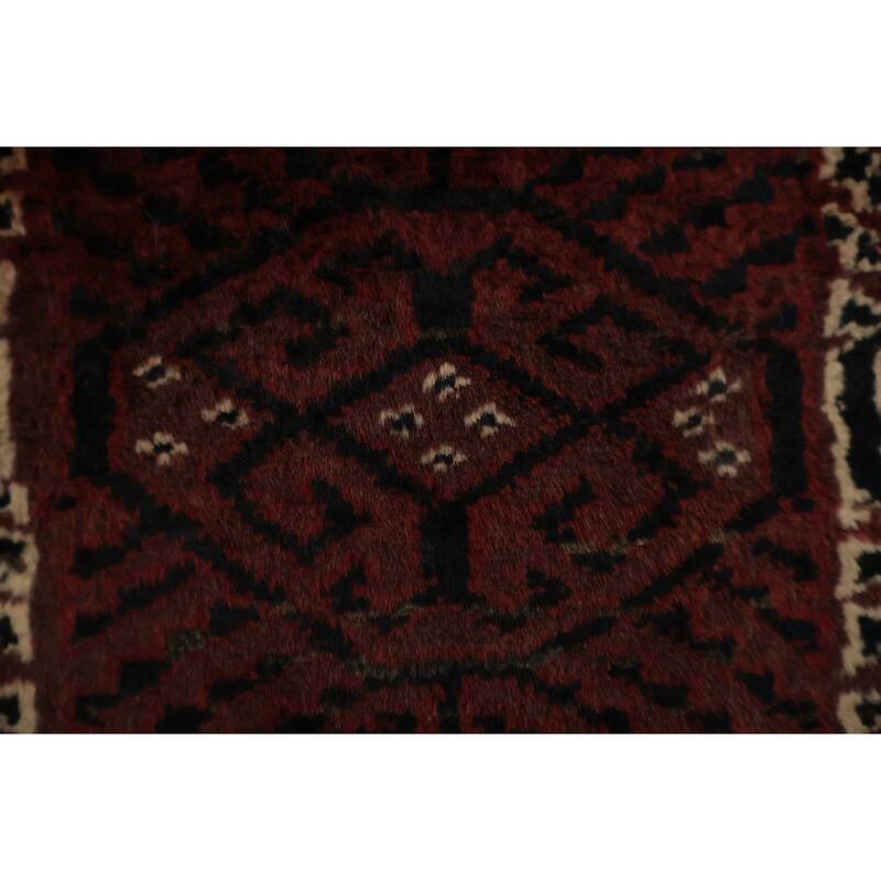 Hand Knotted Oriental 100% Wool Carpet Traditional All-Over Oranges & Rust Turkoman Area Rug - 11' 3'' X 7' 8''