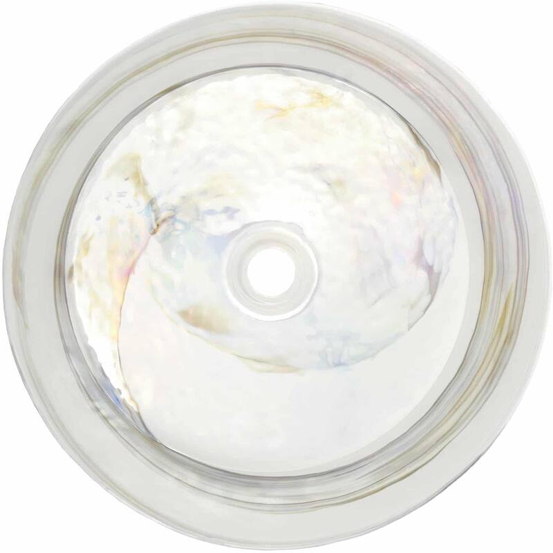 Native Trails Murano 16" Circular Glass Vessel Bathroom Sink