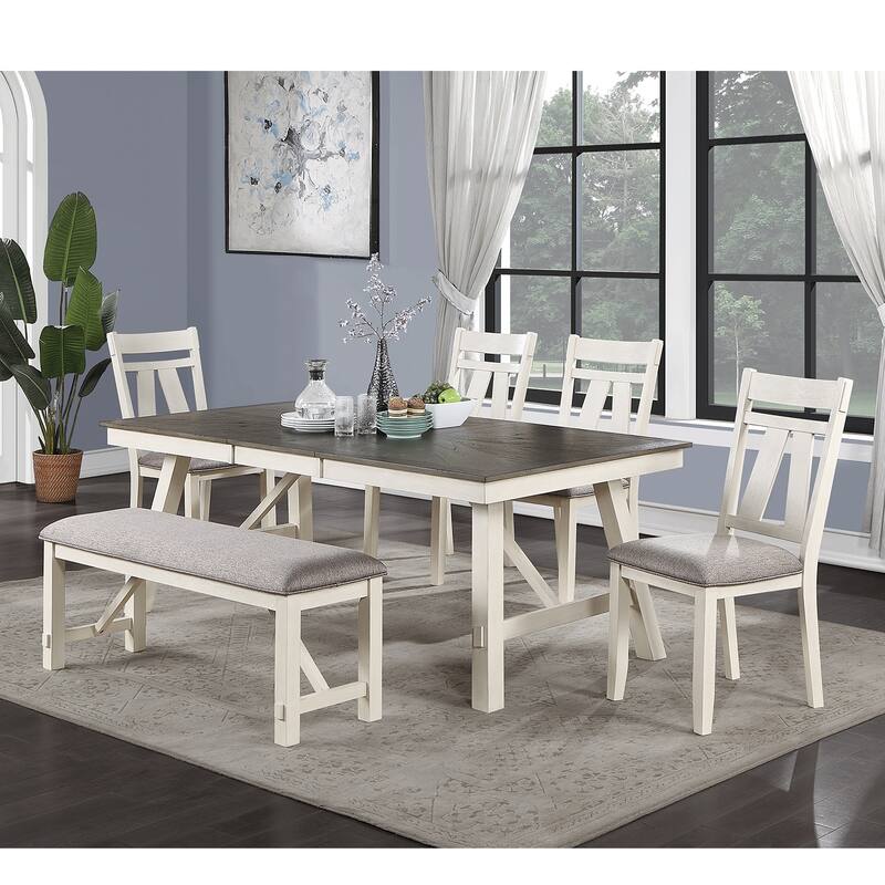 Upholstered Cushion Dining Bench
