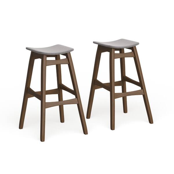 Shop Carson Carrington Forssa 30 Inch Mid Century Fabric Bar Stool