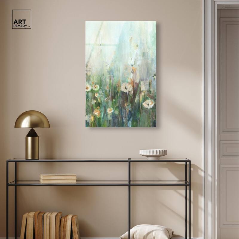 Harmony Green II Acrylic by Art Remedy, Ready to Hang