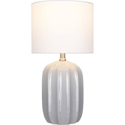 Catalina Arcadia Ceramic Table Lamp - Gray