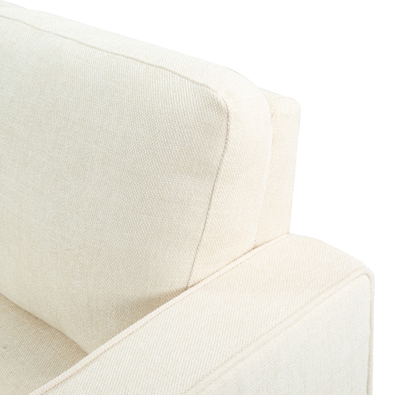 SAFAVIEH Couture Felicianya Modern 3 Seater Sofa - 77"W x 31"D x 34"H