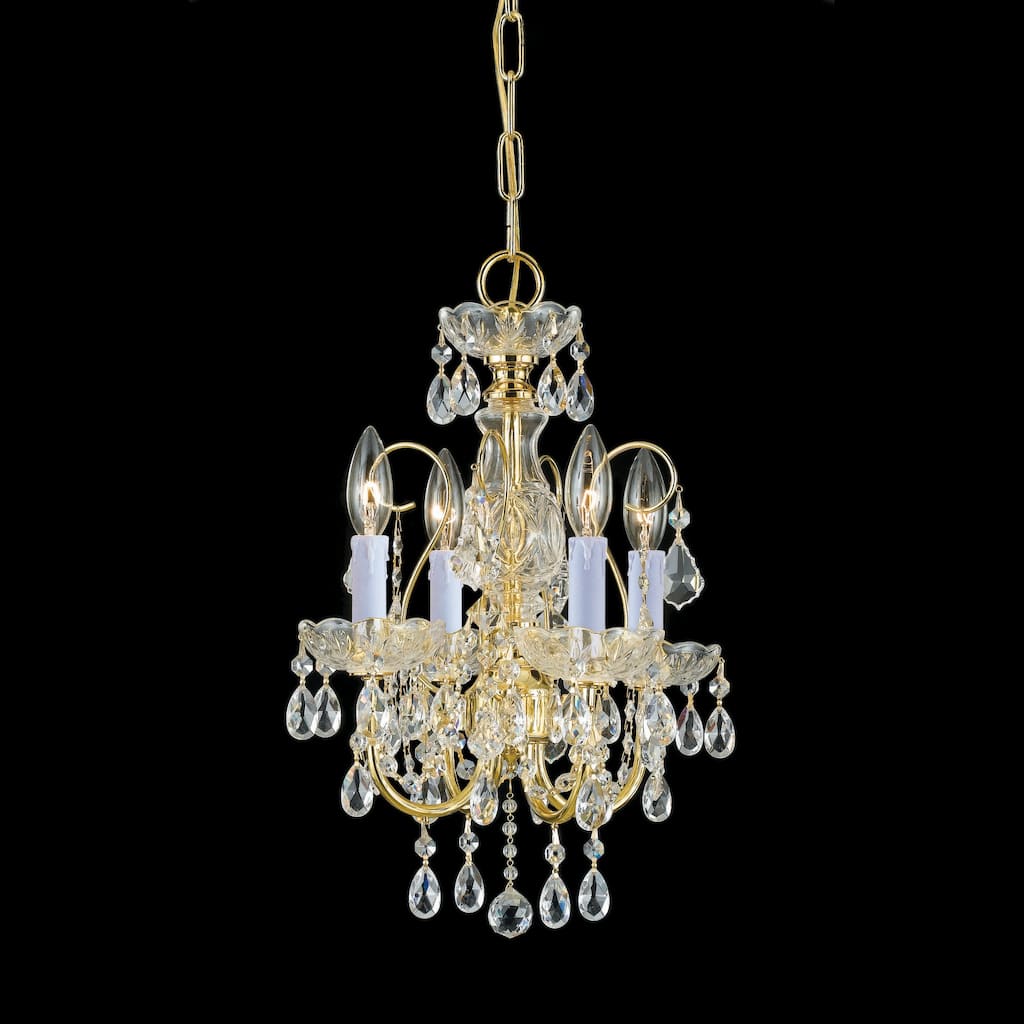 Crystorama Lighting Group Imperial 4 Light 12" Wide Chandelier with