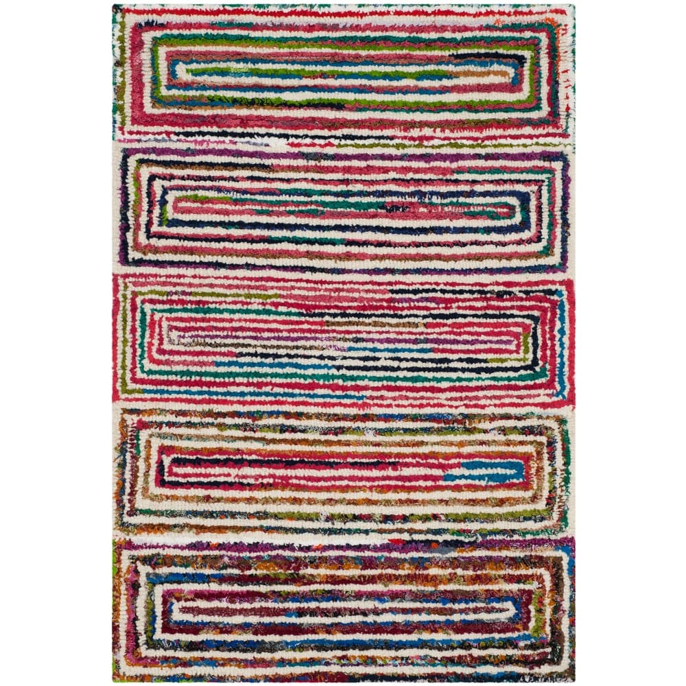 SAFAVIEH Handmade Nantucket Wibke Contemporary Cotton Rug