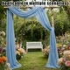 preview thumbnail 10 of 12, Garvee 3 Panels Wedding Arch Draping Fabric, 2.5x19.5 ft Chiffon Draping Fabric, for Ceremony Reception Bridal Shower
