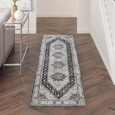 Superior Layland Classic Vintage Medallion Indoor Runner or Area Rug