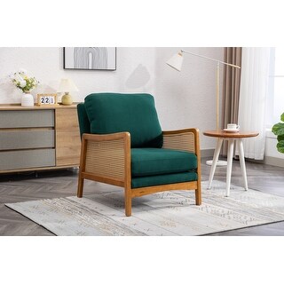 Wood Frame Armchair, Modern Accent Chair Lounge Chair - Bed Bath ...