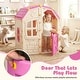 preview thumbnail 18 of 18, Costway Outdoor Kids Playhouse with Openable Door Windows for Home - See Details
