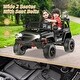 preview thumbnail 4 of 34, EROMMY 24V 2-Seater Ride-On Truck for Kids, 4WD Electric Car with Remote, Lights & Music