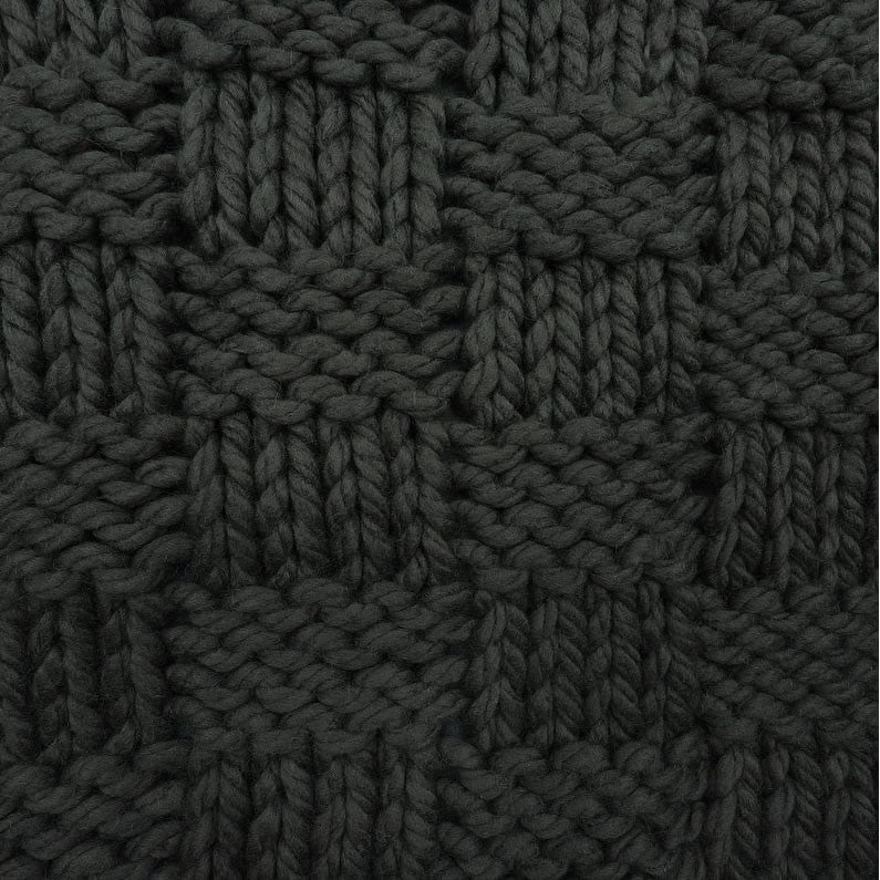 HiEnd Accents Chess Hand Knit Throw, 50"x60"