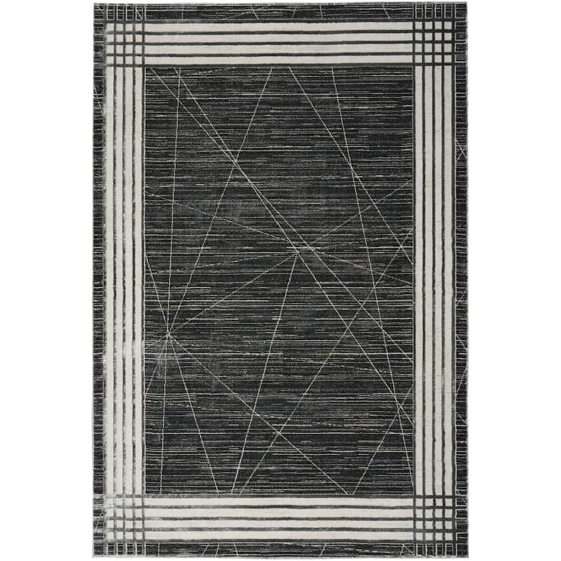 Nourison Desire Indoor Area Rug - 5' 3" x 7' 3" - Grey/Charcoal/Silver - Rectangle