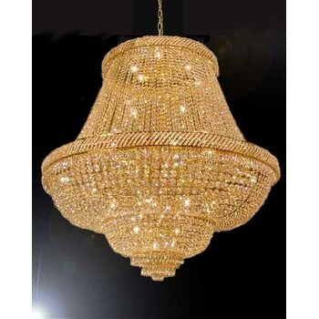 Swarovski Crystal Trimmed French Empire Chandelier Lighting - Chandeliers For Bedrooms by Overstock.com