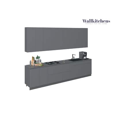 Kitchen Elite Epicure Collection Gray Color Base Size 11Ft Wide - 138x24