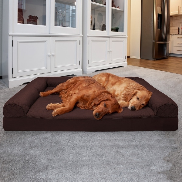 FurHaven Quilted Orthopedic Sofa Dog Bed. Opens flyout.