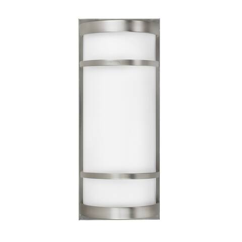 Brio 1-light Satin Nickel Outdoor Light