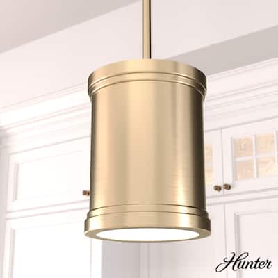 Hunter Capshaw Modern Drum Pendant - Dining Room, Entry, Kitchen Island - Contemporary, Transitional