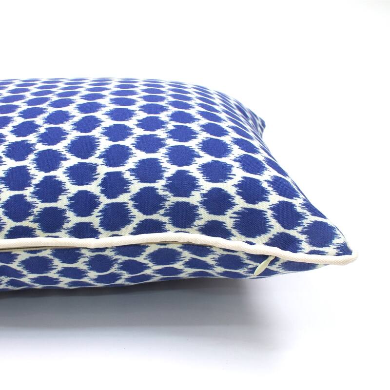 Jiti Outdoor Waterproof Sunbrella Abstract Polka Dot Splotch Patterned Rectangle Lumbar Pillows Cushions for Pool Patio Chair