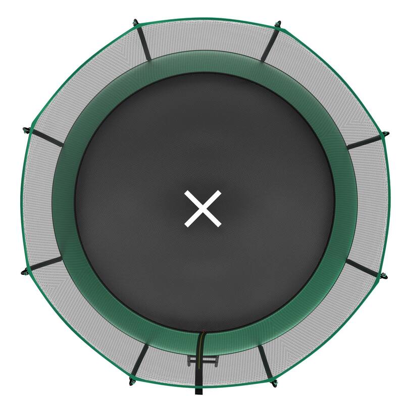 Springfree Trampoline 10FT No Gap Safety Net Green Jumping Mat