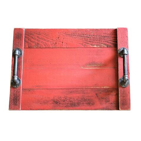 Farmhouse Noodle Board Rustic Wood Stove Top Cover with Handles
