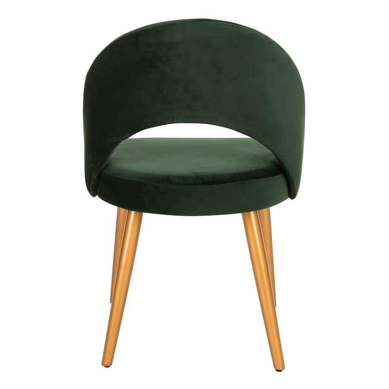 SAFAVIEH Reva Retro Dusty Rose/ Gold Chair (Set of 2) - 21.3" x 24.3" x 31.8" - 21Wx24Dx32H