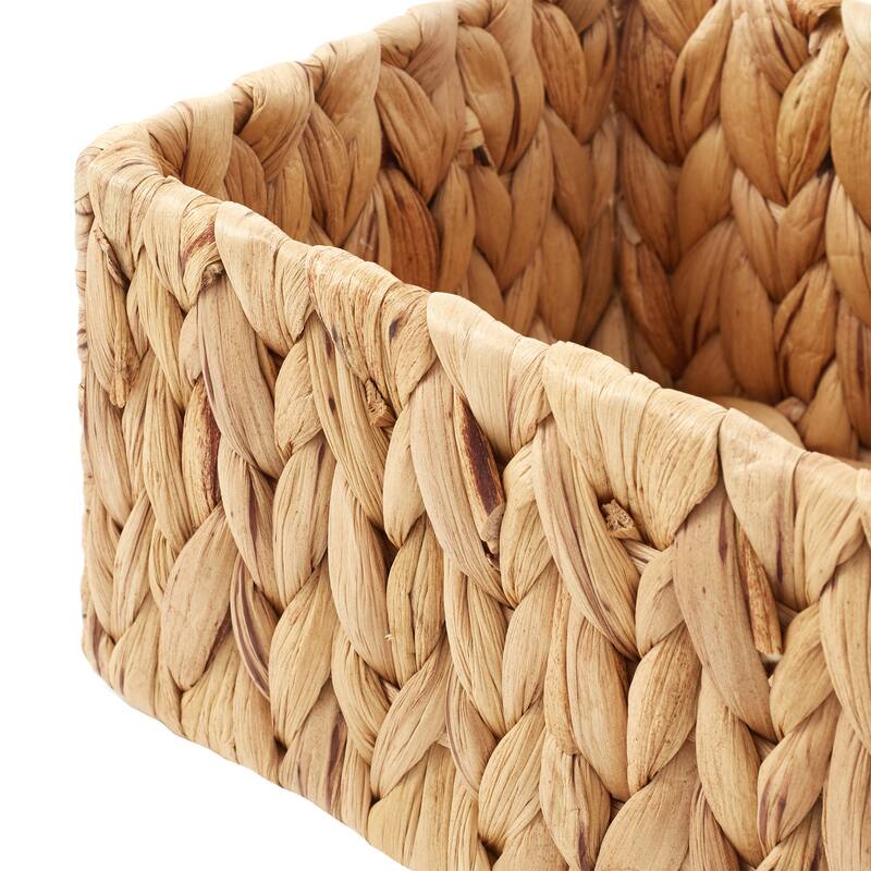 2 Bathroom Storage Baskets SeagrassHyacinth Toilet Paper Bin