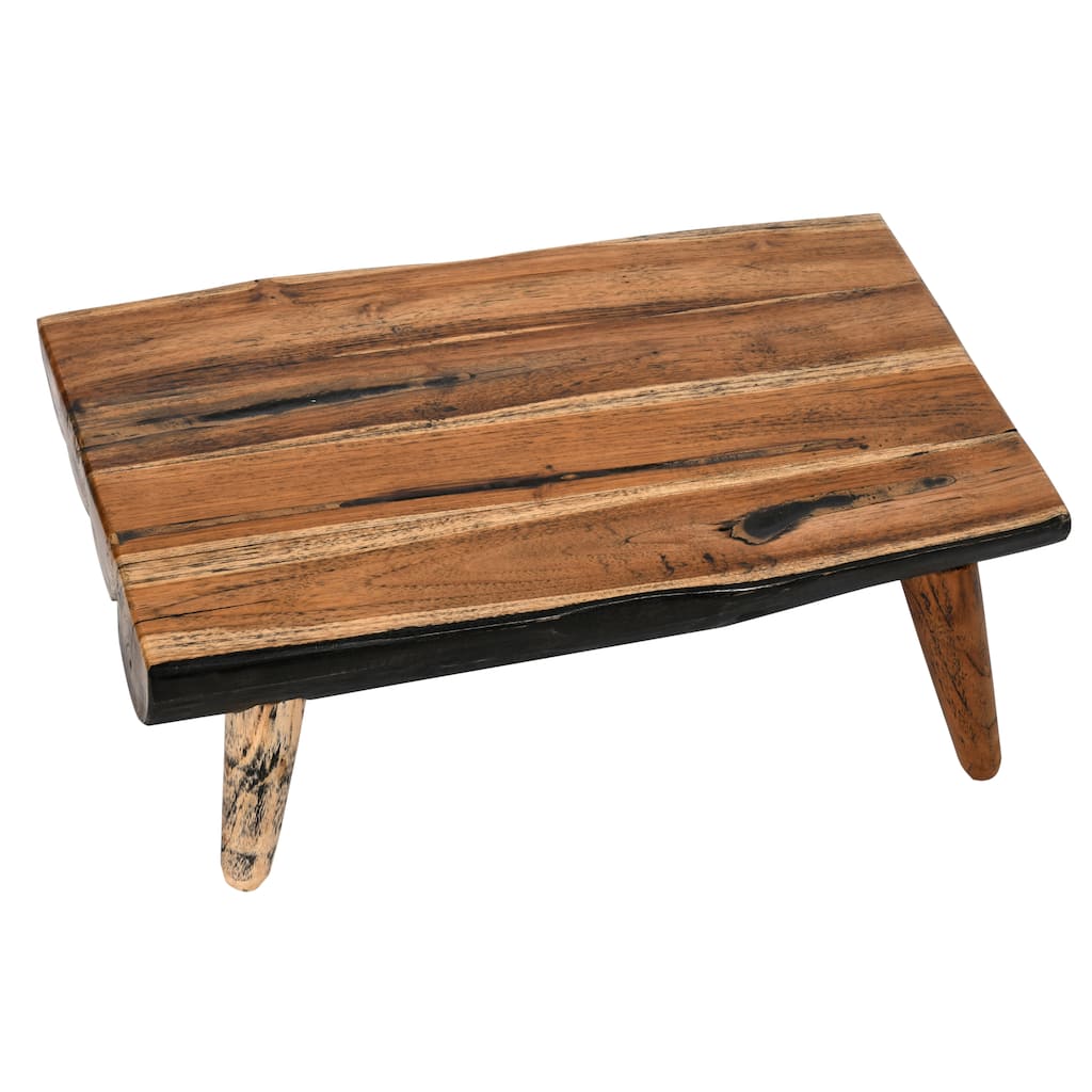 Teak Parisian Style 20X16X8 Inches Cutting Board With Natural Legs