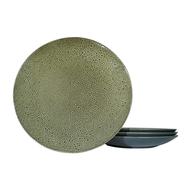 Red Vanilla Art Green Coupe Service Platter