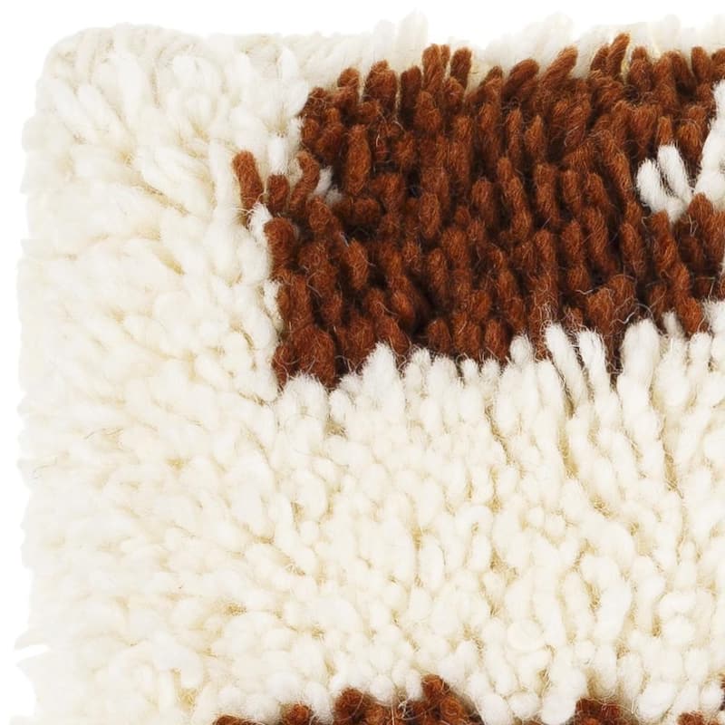 Artra Wool Contempoary Plush Throw Pillow