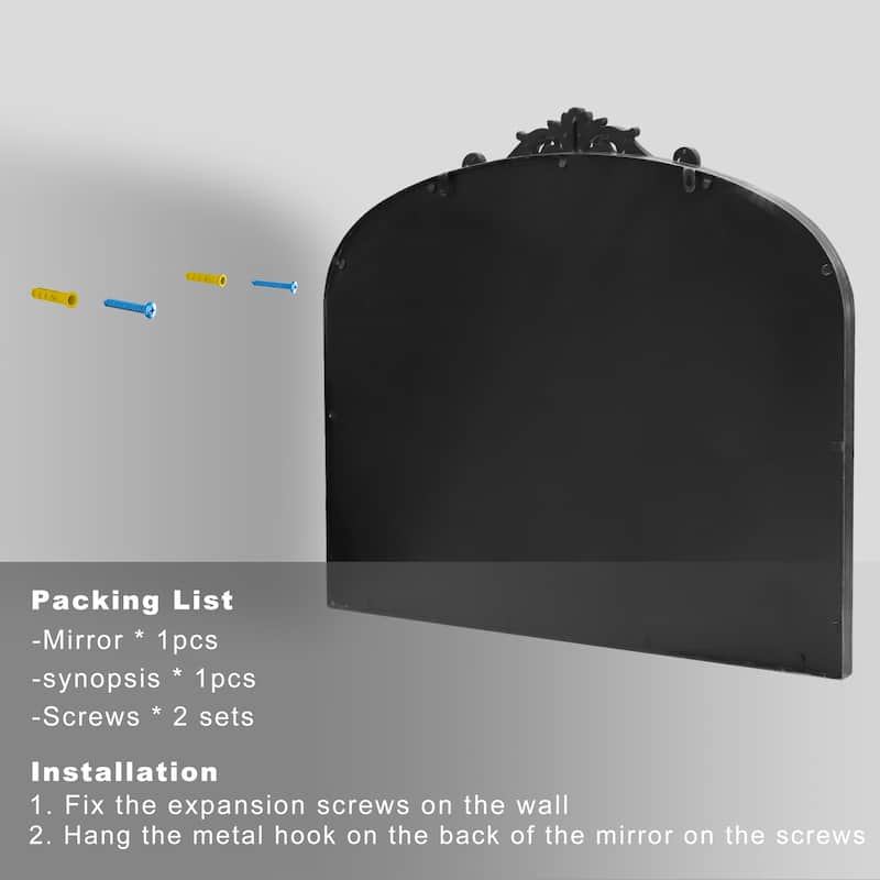 Traditional Baroque Ornate Wall Mirror