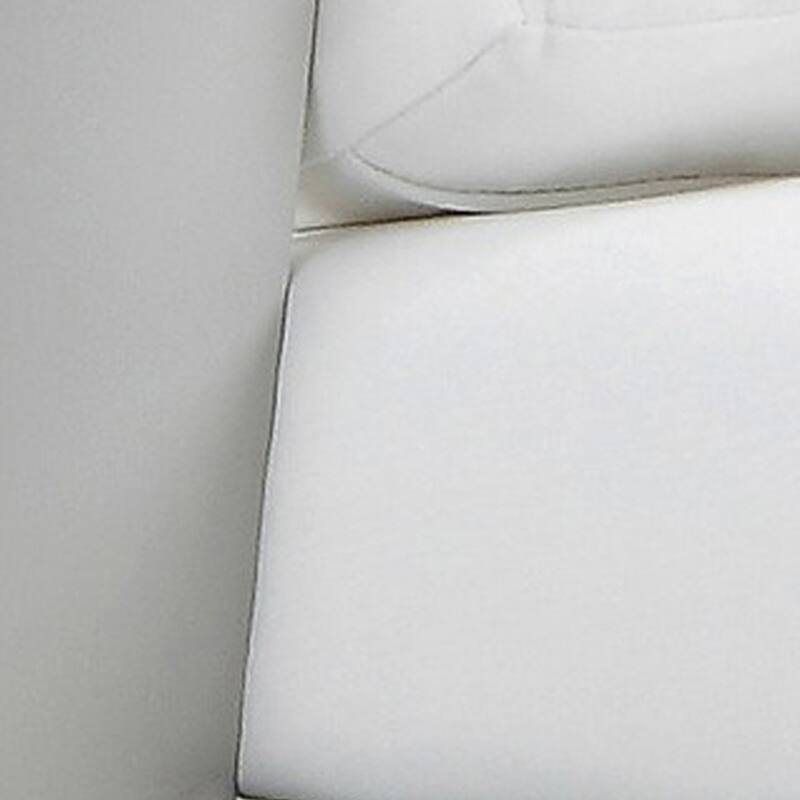 Xia 32 Inch Armchair, White Aluminum Frame, Fade Resistant Fabric Cushions