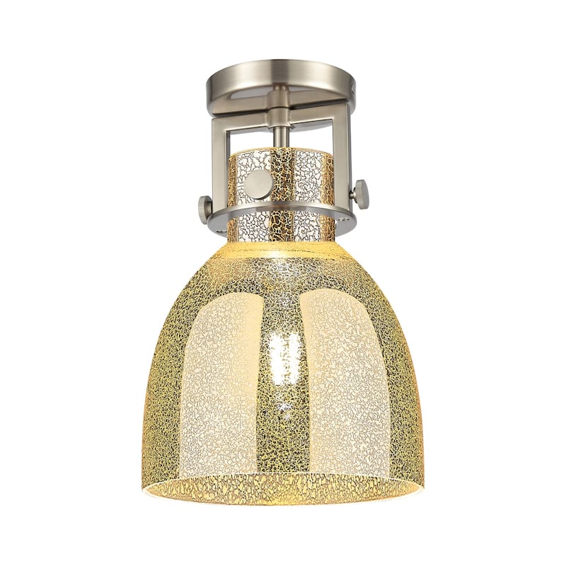 Innovations Lighting 411-1F-13-8 Newton Bell Flush Mount Newton Bell