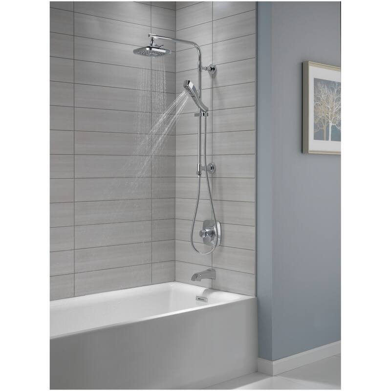 Delta Emerge 26" Round Shower Column with Hose and Integrated Diverter