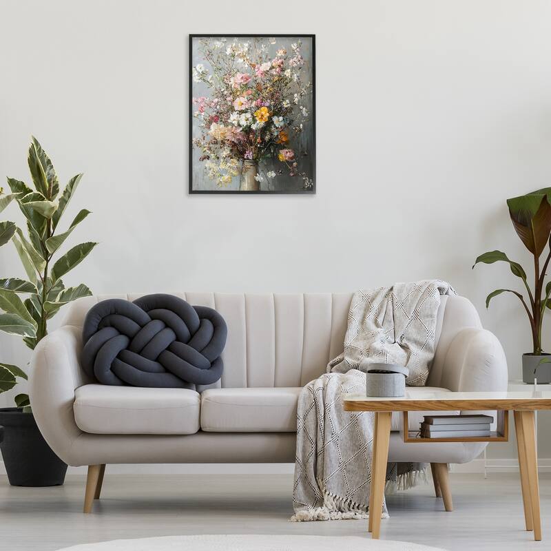 Stupell Overflowing Spring Flowers Framed Giclee Art Design By Franklyn Gregory
