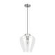 preview thumbnail 3 of 14, Hunter Vidria 12" 1-Light Pendant - Kitchen Island, Dining Room, Entry - Contemporary, Transitional